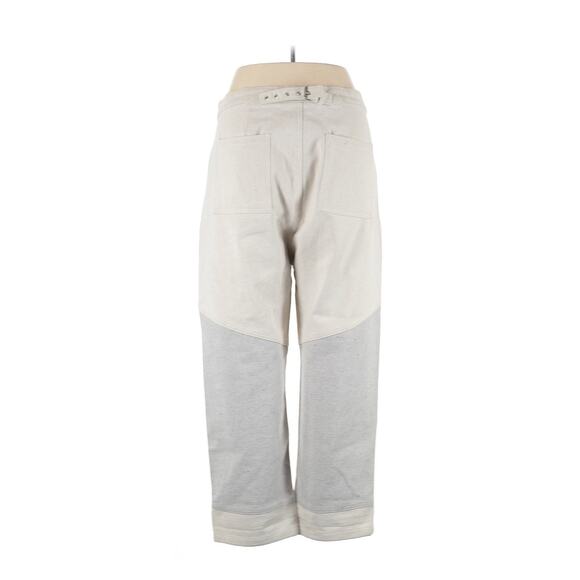 Soluna Collective Denim Pants Grey white 14 Two Tone Upcycled Cotton Relaxed Fit - Picture 5 of 8